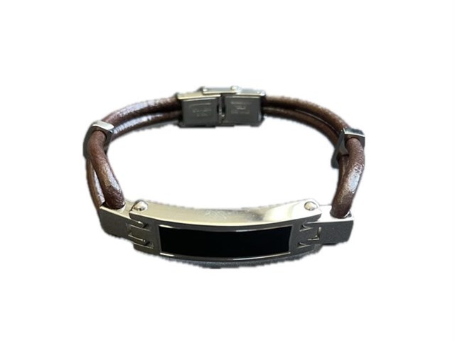Pulsera unisex de cuero para cenizas — Recuerdo eterno de tu mascota
