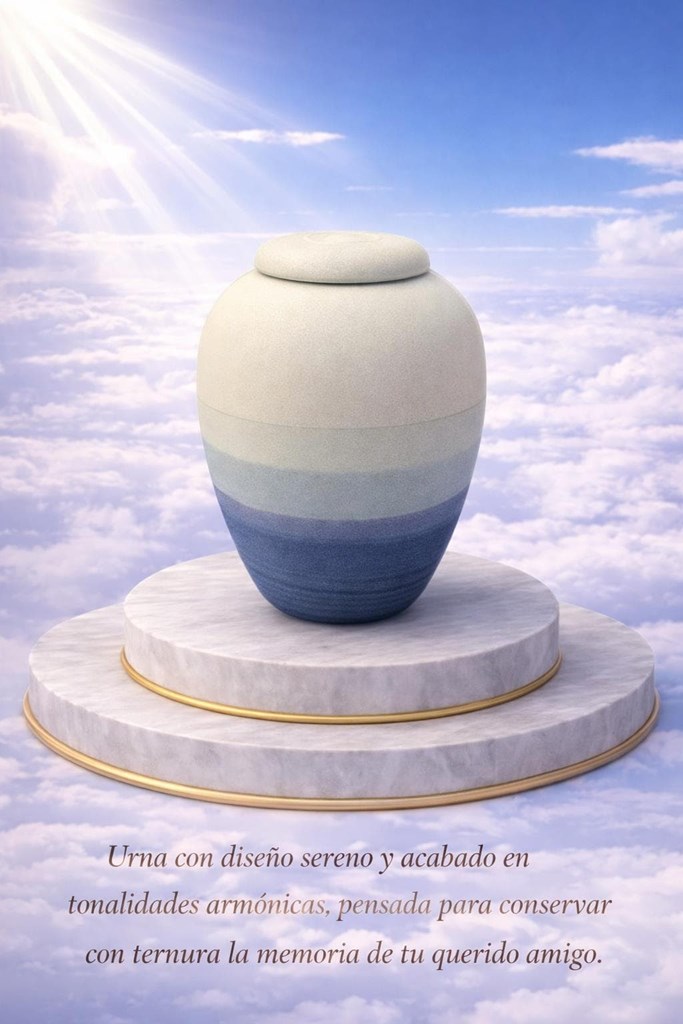 Foto 1 Urna conmemorativa biodegradable de diseño natural