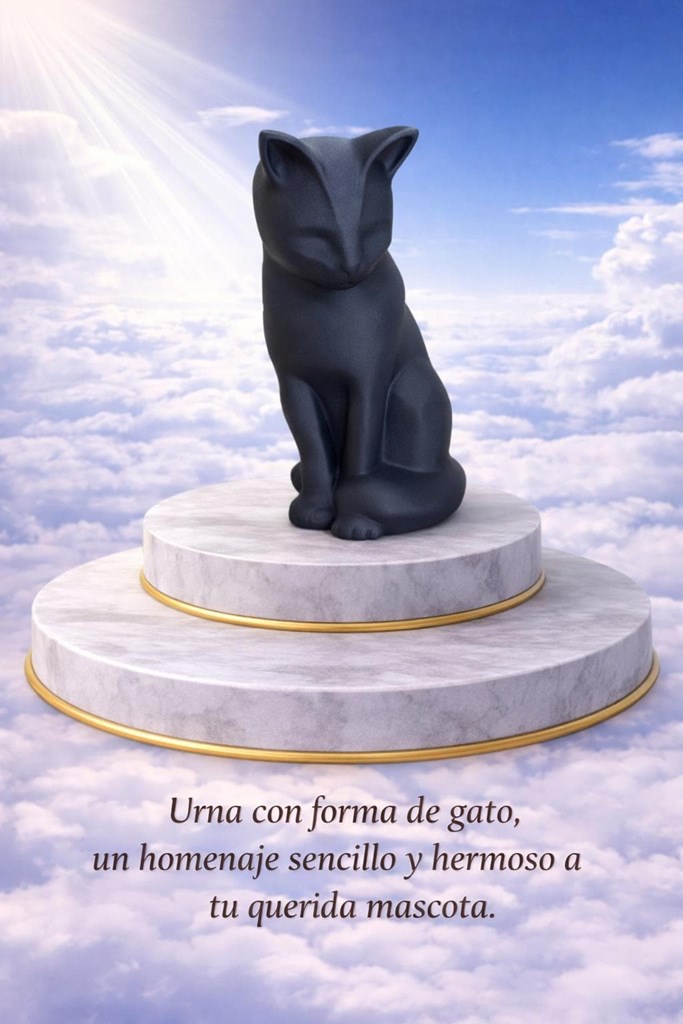 Foto 2 Urna conmemorativa con forma de gato