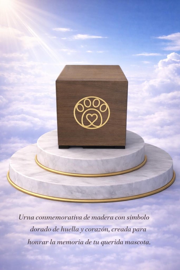 Foto 1 Urna conmemorativa huella