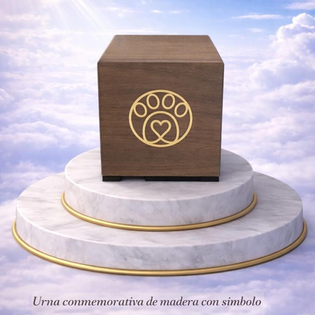 Urna conmemorativa huella