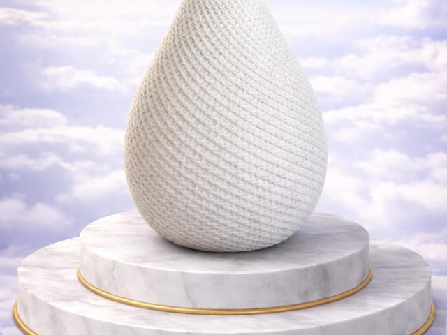 Urnas conmemorativas de forma estilizada