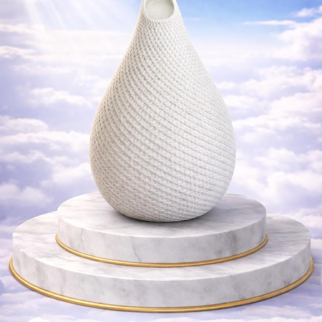 Urnas conmemorativas de forma estilizada